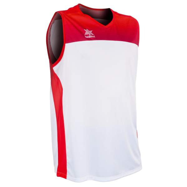 Basket shirt Portland White-Red