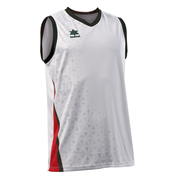 Basket Shirt Cardiff White-Red