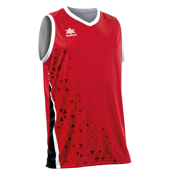 Basket Shirt Cardiff Red-Black